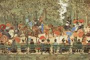 Maurice Prendergast Central Park oil